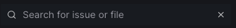 Search issues box in Issues tab